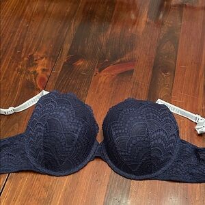 Victoria's Secret Midnight Blue Lace Bra